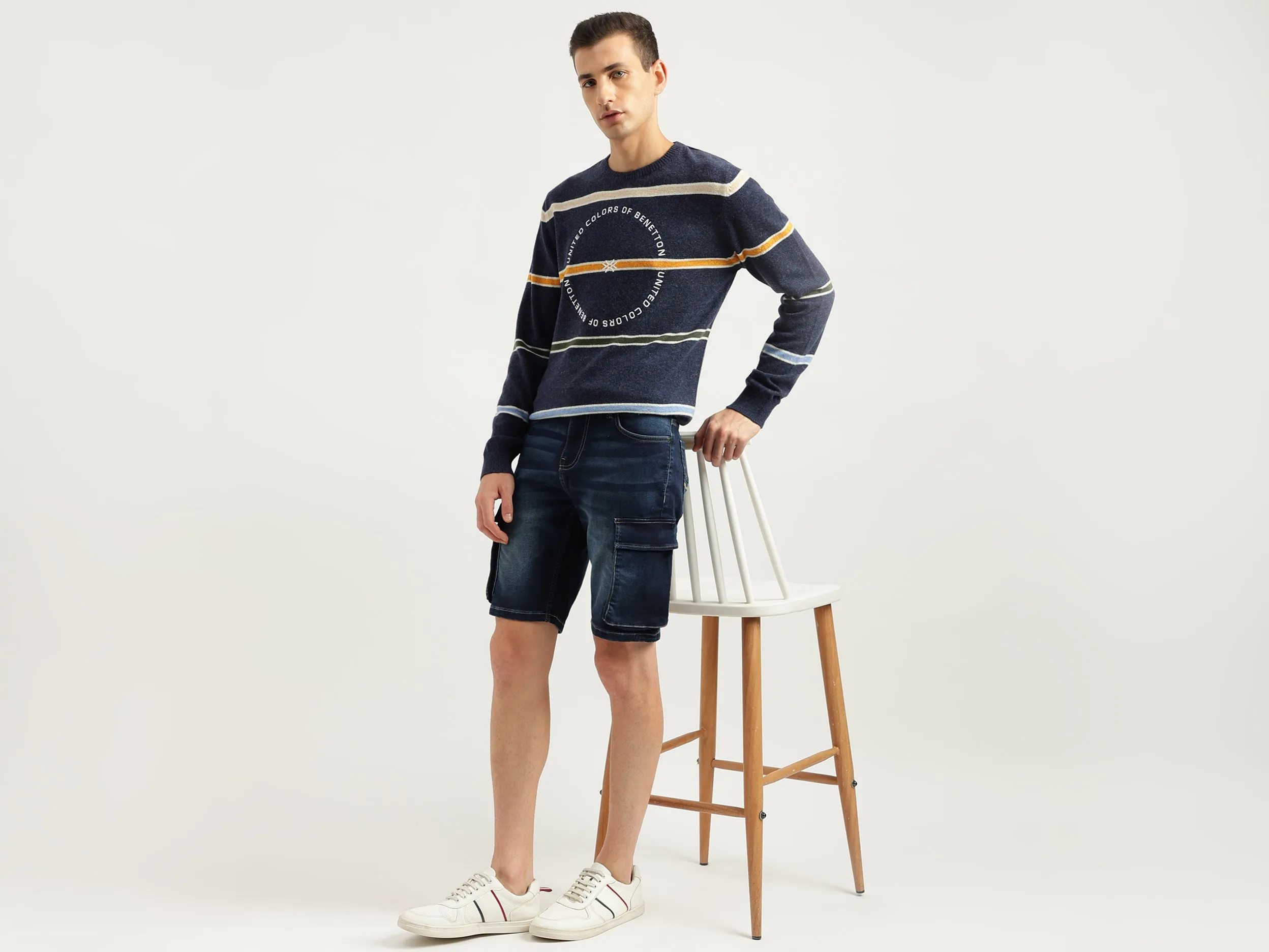 Men's Solid Slim Fit Shorts