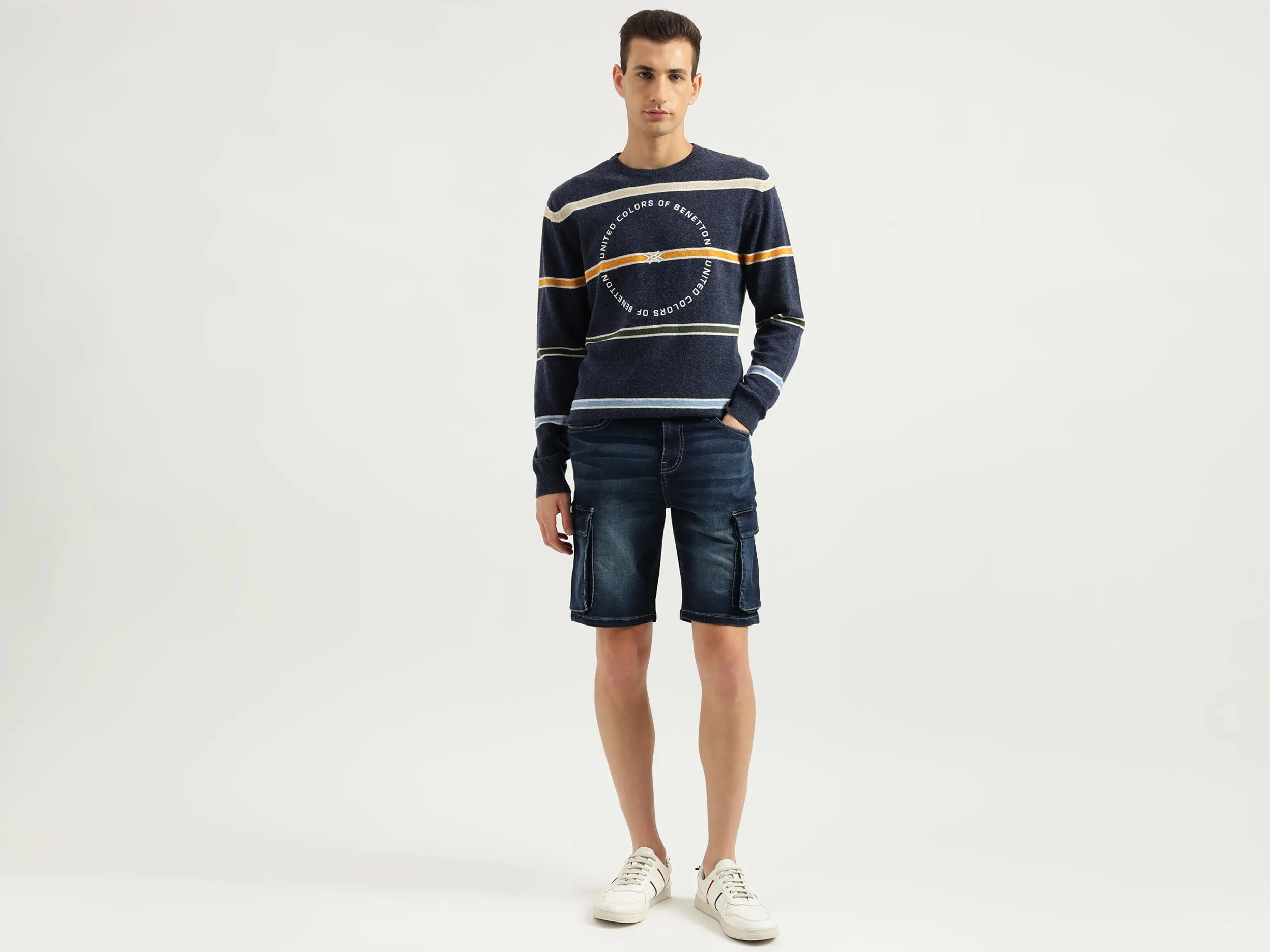Men's Solid Slim Fit Shorts