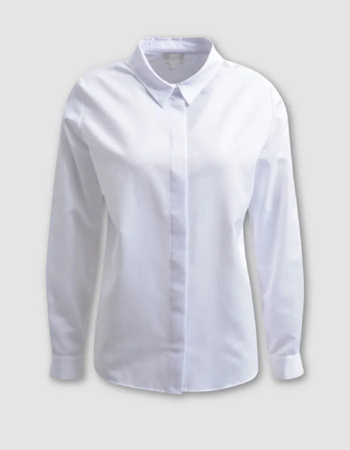 Milano Twill Shirt in White