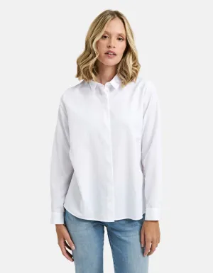 Milano Twill Shirt in White