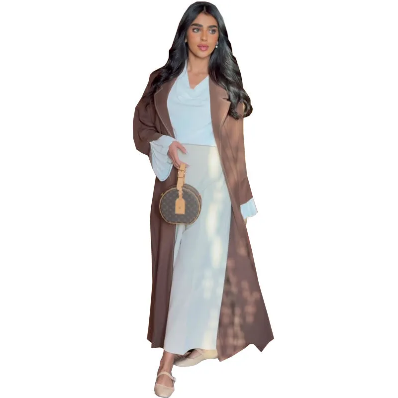 Mocha Flow Abaya