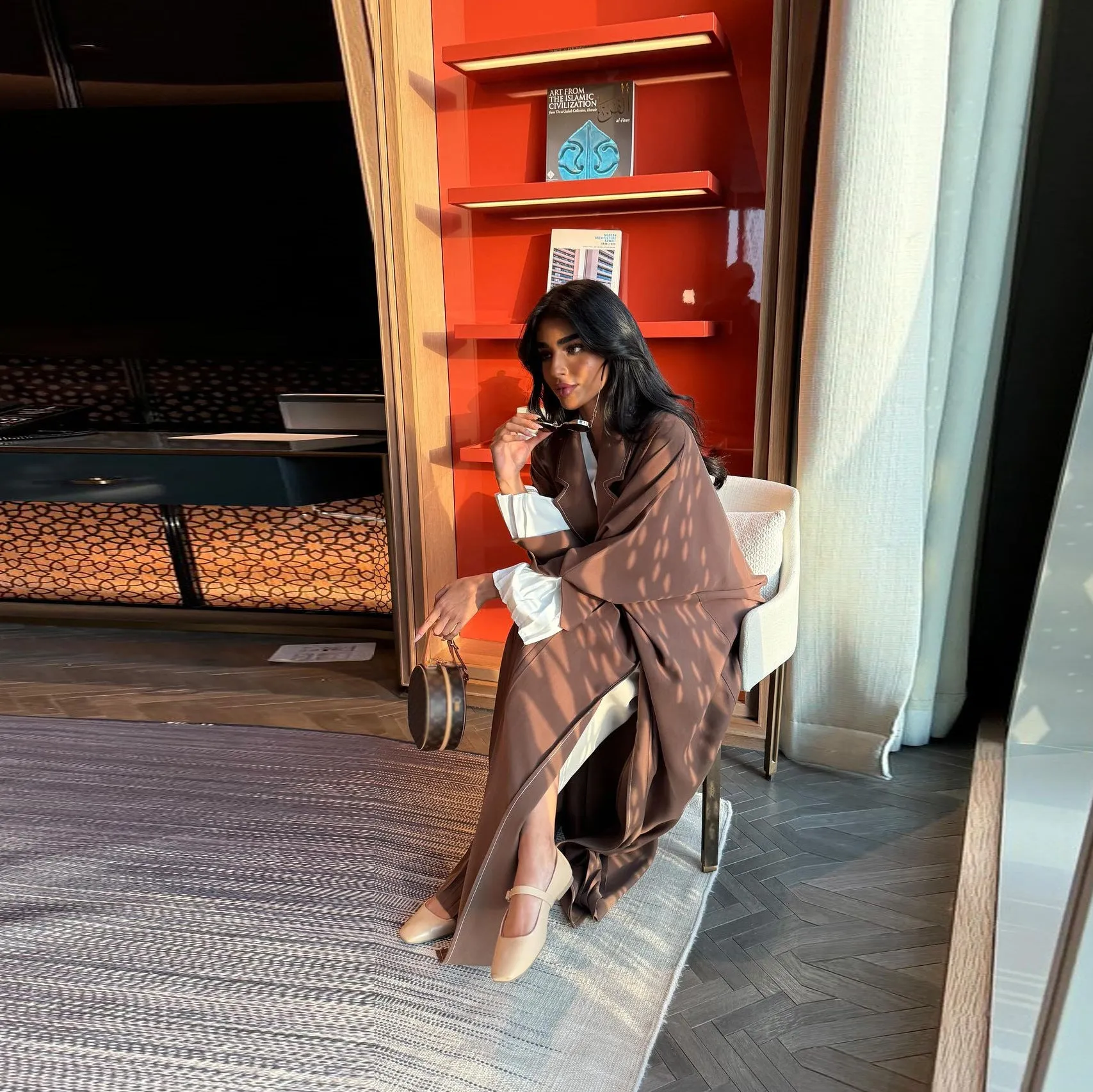 Mocha Flow Abaya