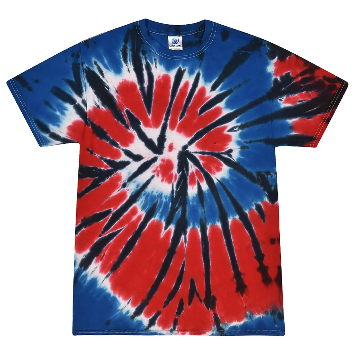 Multi-Color Tie-Dyed T-Shirt