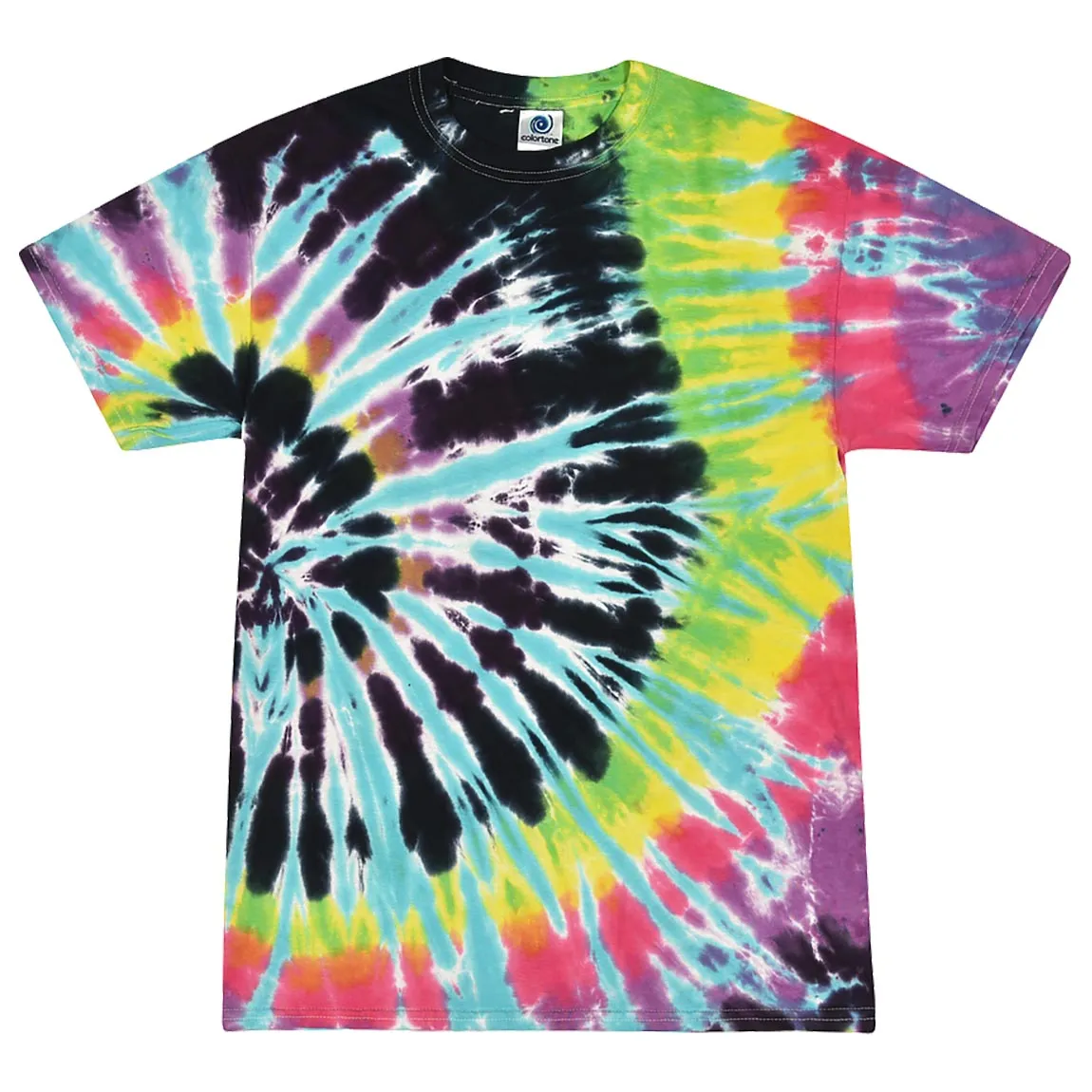 Multi-Color Tie-Dyed T-Shirt