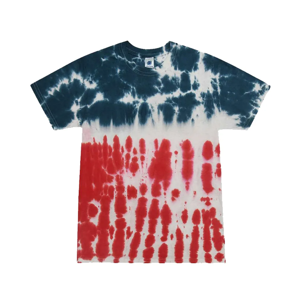 Multi-Color Tie-Dyed T-Shirt