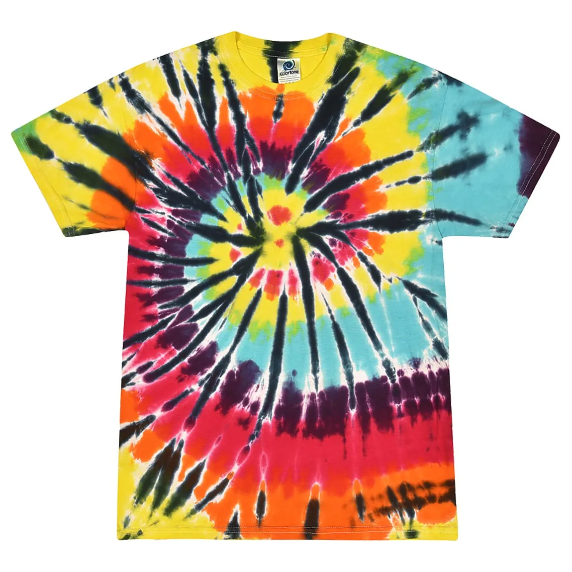 Multi-Color Tie-Dyed T-Shirt