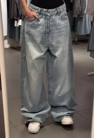 Multi-colored Loose-fitting Jeans