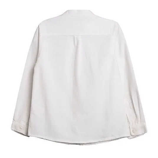 Newness Cream Grandfather shirt