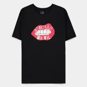 Official Disney Cruella Lips Women's  T-Shirts