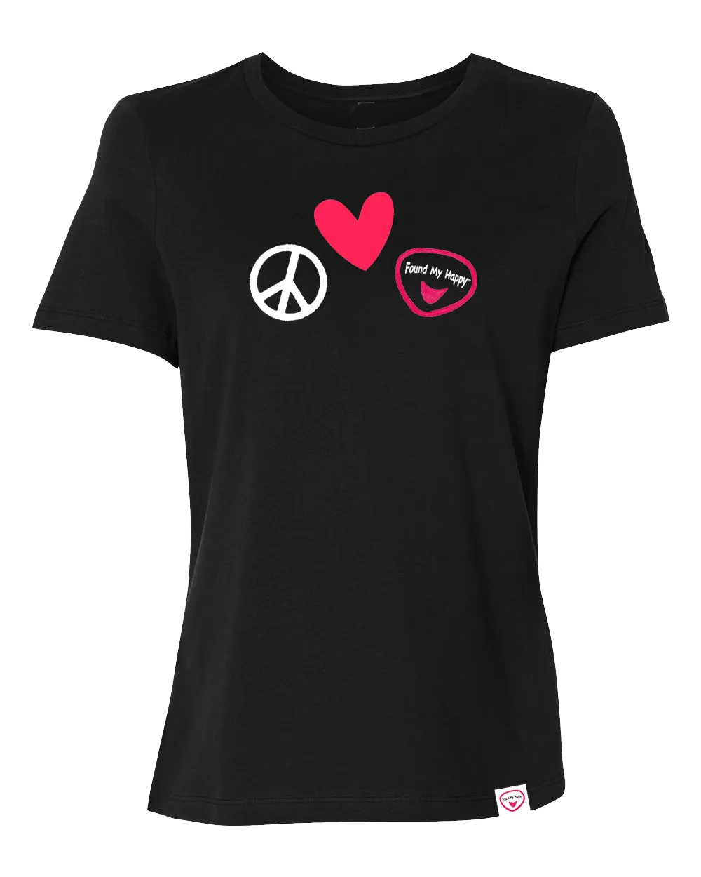 Peace Love & ACE Embroidered Women's T-Shirt