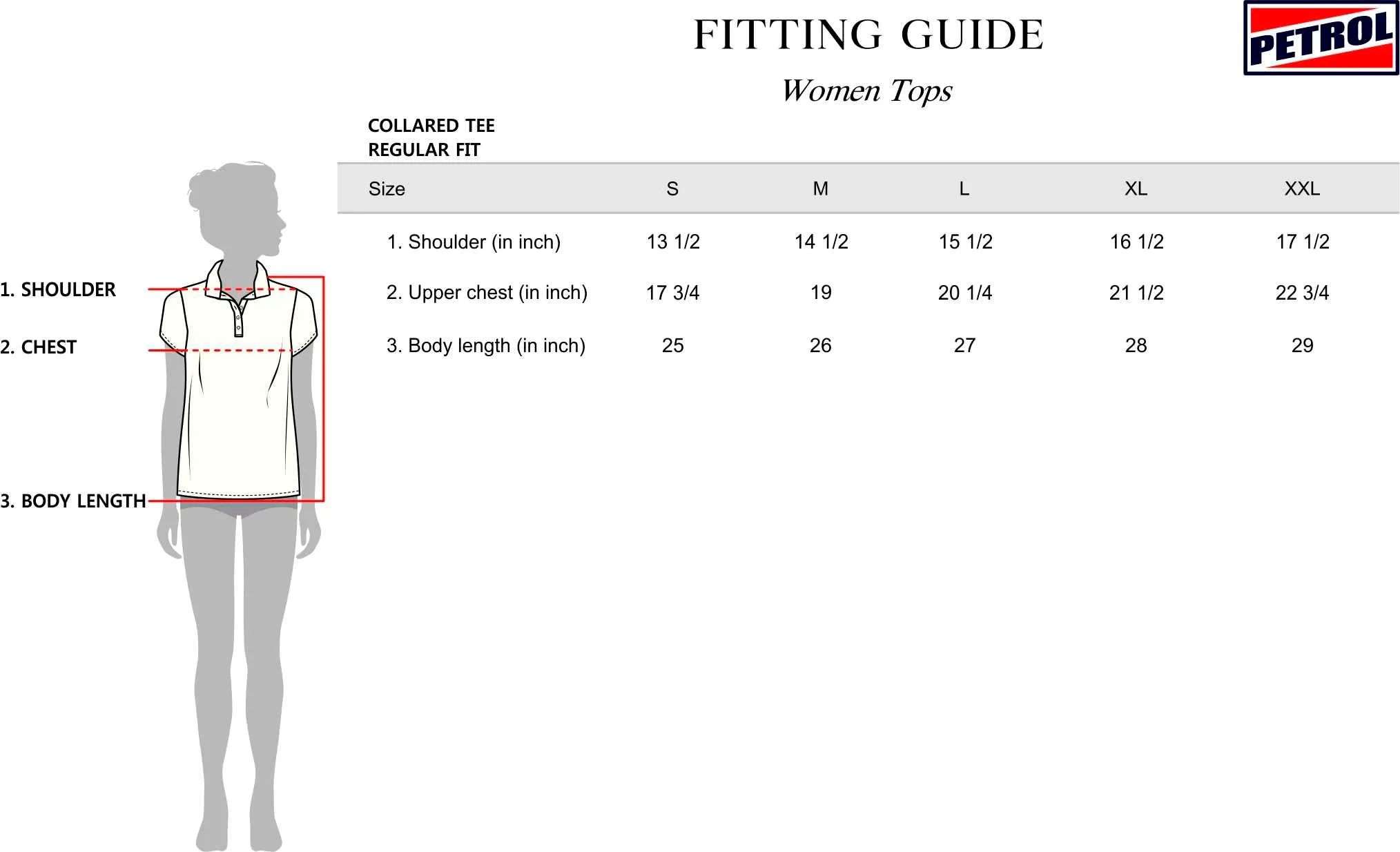 Petrol Basic Collared Shirt for Ladies Regular Fitting Missed Lycra Fabric Trendy fashion Casual Top Blue Mist Polo shirt for Ladies 115370 (Blue Mist)