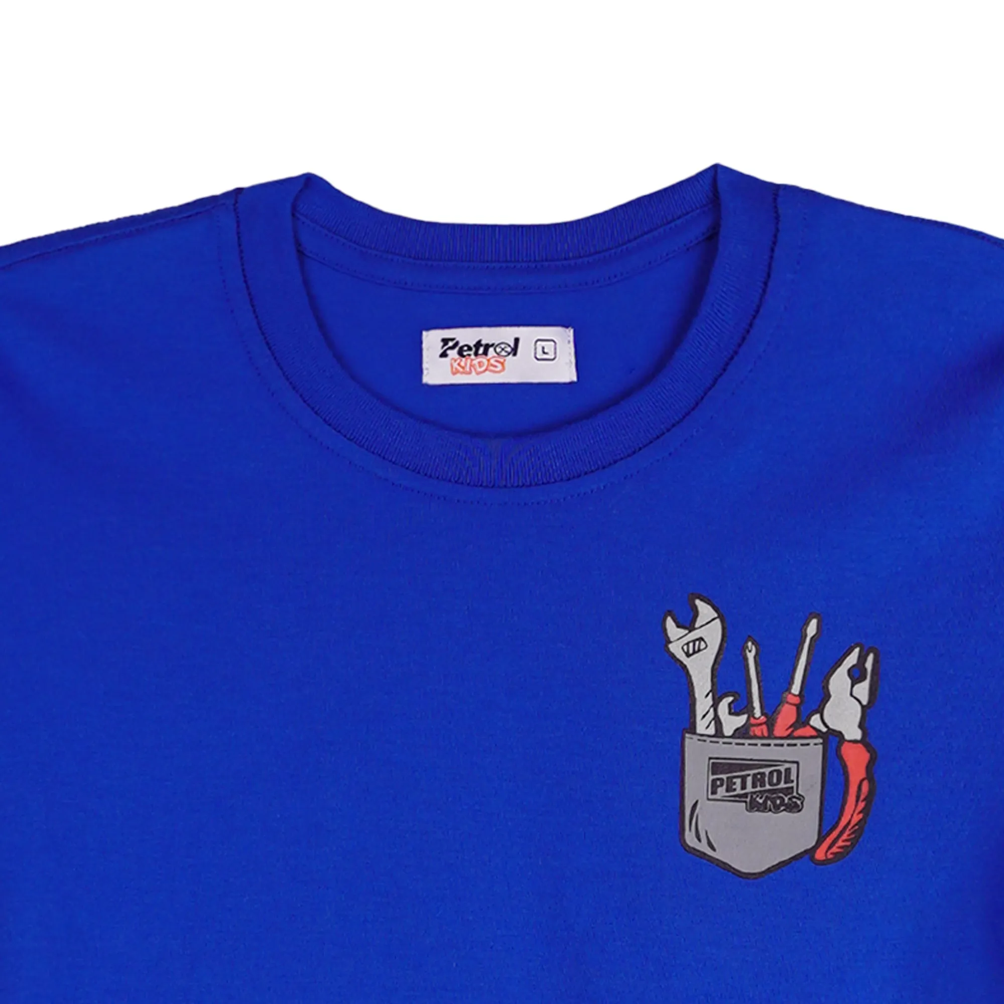 Petrol Basic Tees for Kids Regular Fitting Toddler Kids T-Shirt 156936-U (True Blue)