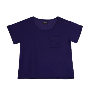 Petrol Basic Tees for Ladies Boxy Fitting Special Fabric Trendy fashion Casual Top Peacoat T-shirt for Ladies 130355-U (Peacoat)