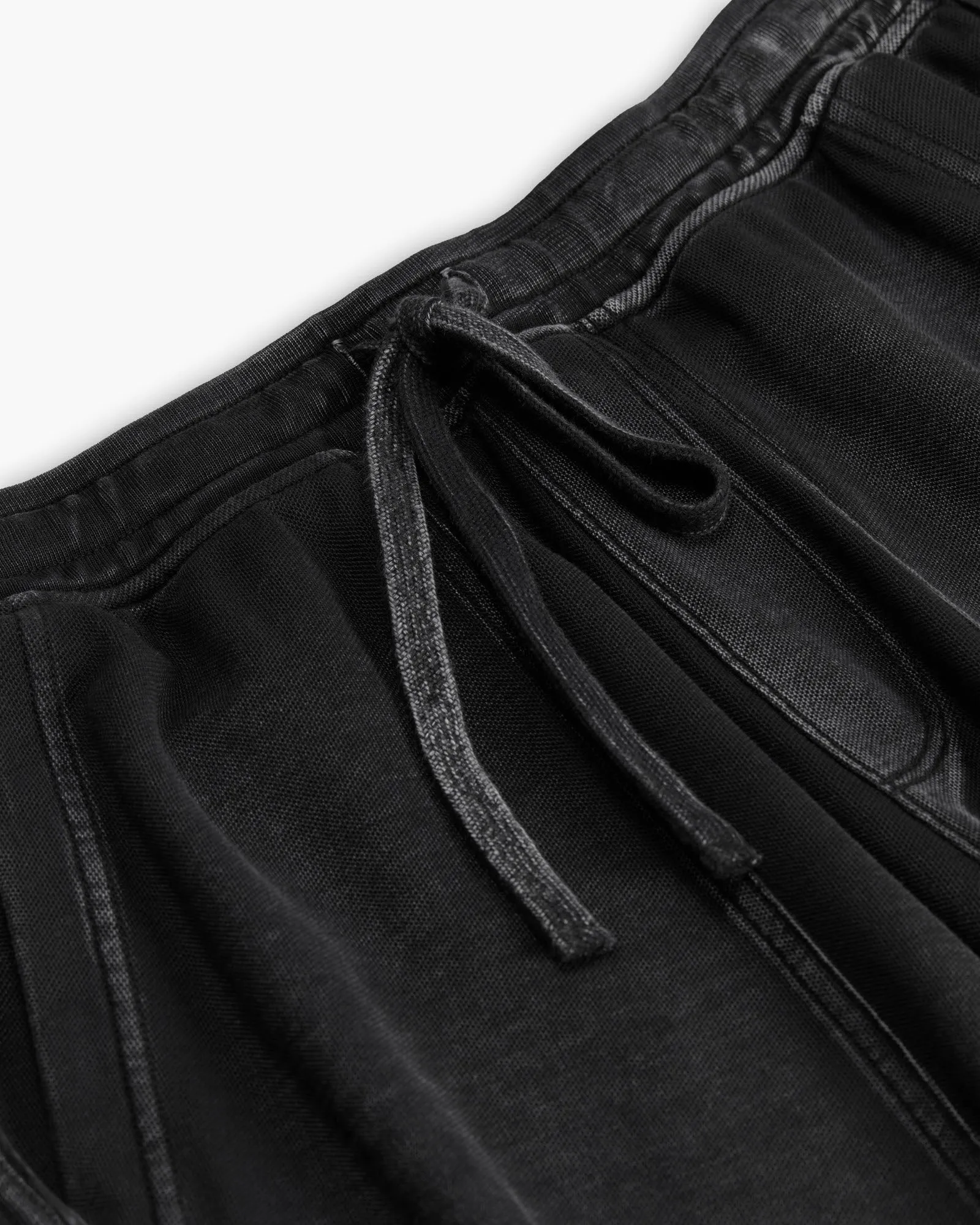 Pique Patch Pocket Shorts - Black
