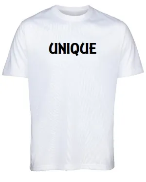"Unique" White T-Shirt by Lere's