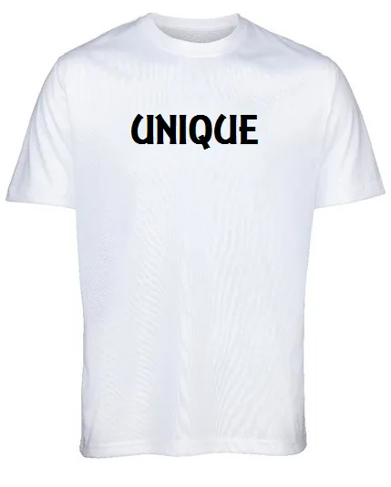 "Unique" White T-Shirt by Lere's