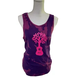 Reverse Tie Dye Guitar Tree