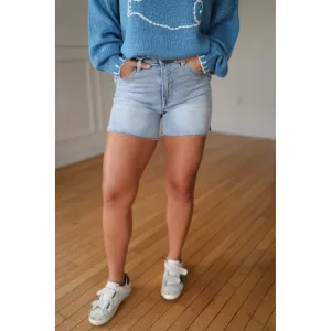 Risen Reese Raw Hem Shorts