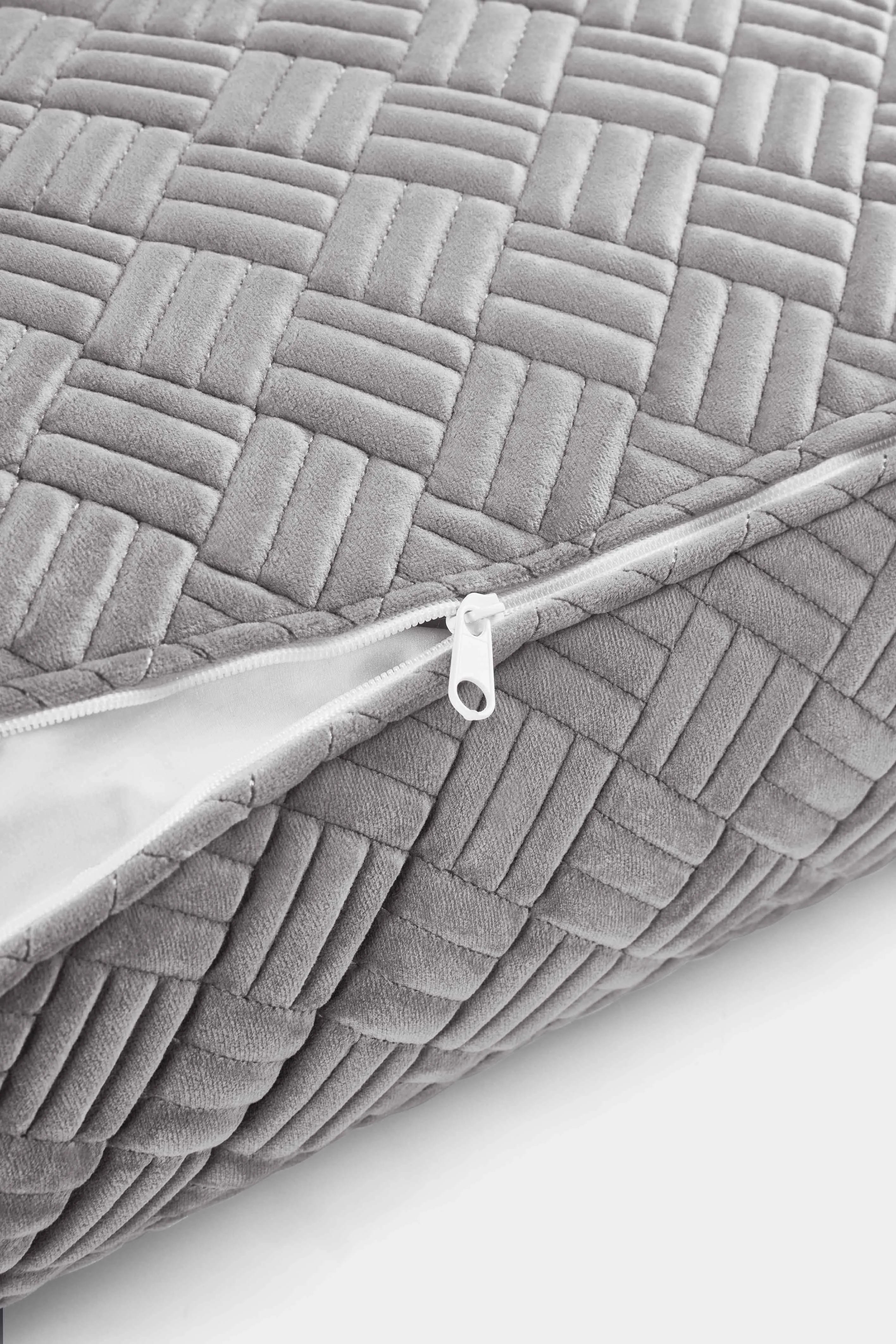 Rubeza Nico Cushion - Medium Grey - 70x48 cm