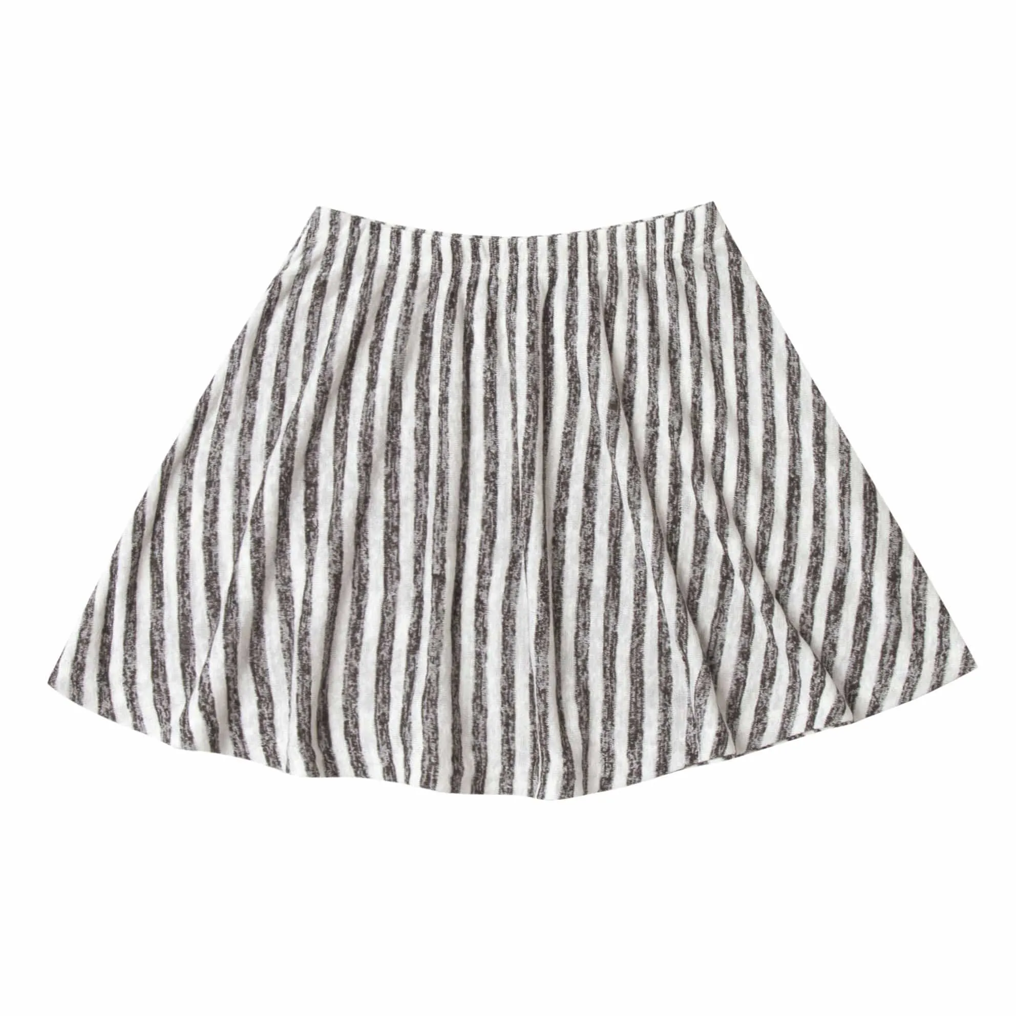 Rylee and Cru Ivory Striped Girls Skirt