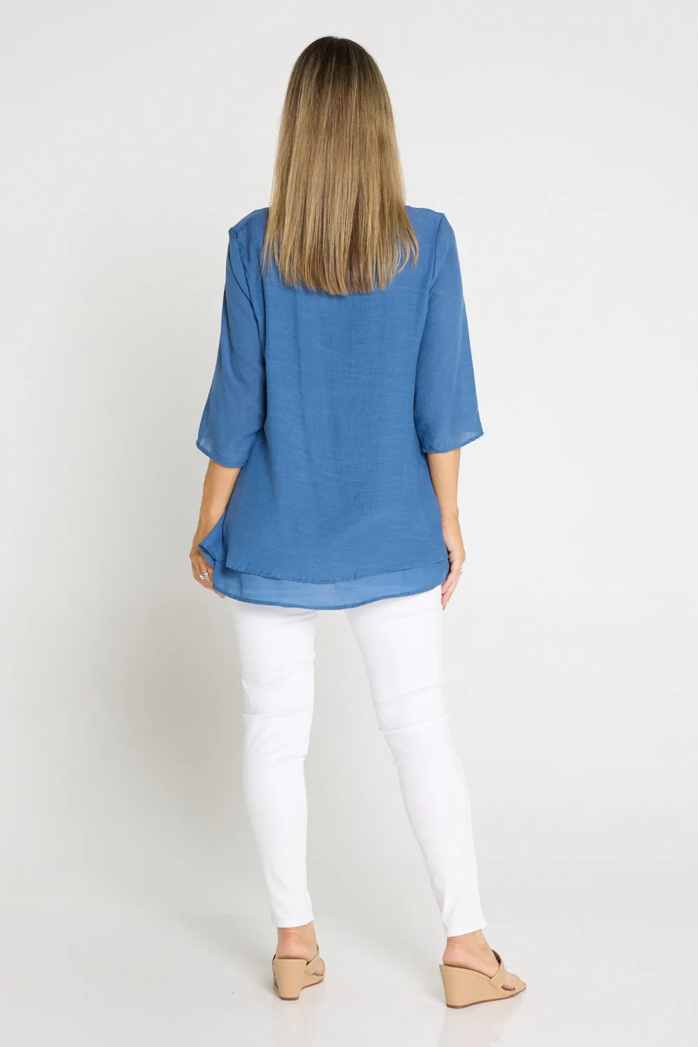 Sabrina Top - Denim