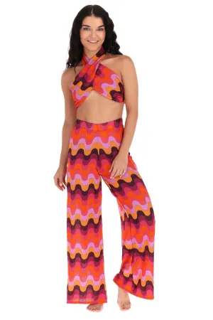SANLIER Mia Pants in Tequila