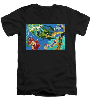 Seadragon's Surpise  - Men's V-Neck T-Shirt