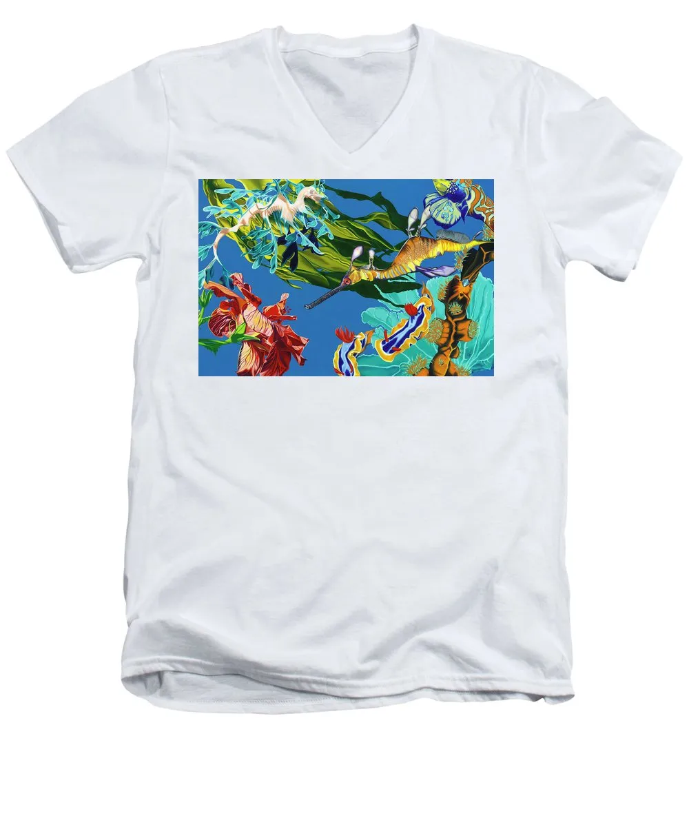 Seadragon's Surpise  - Men's V-Neck T-Shirt