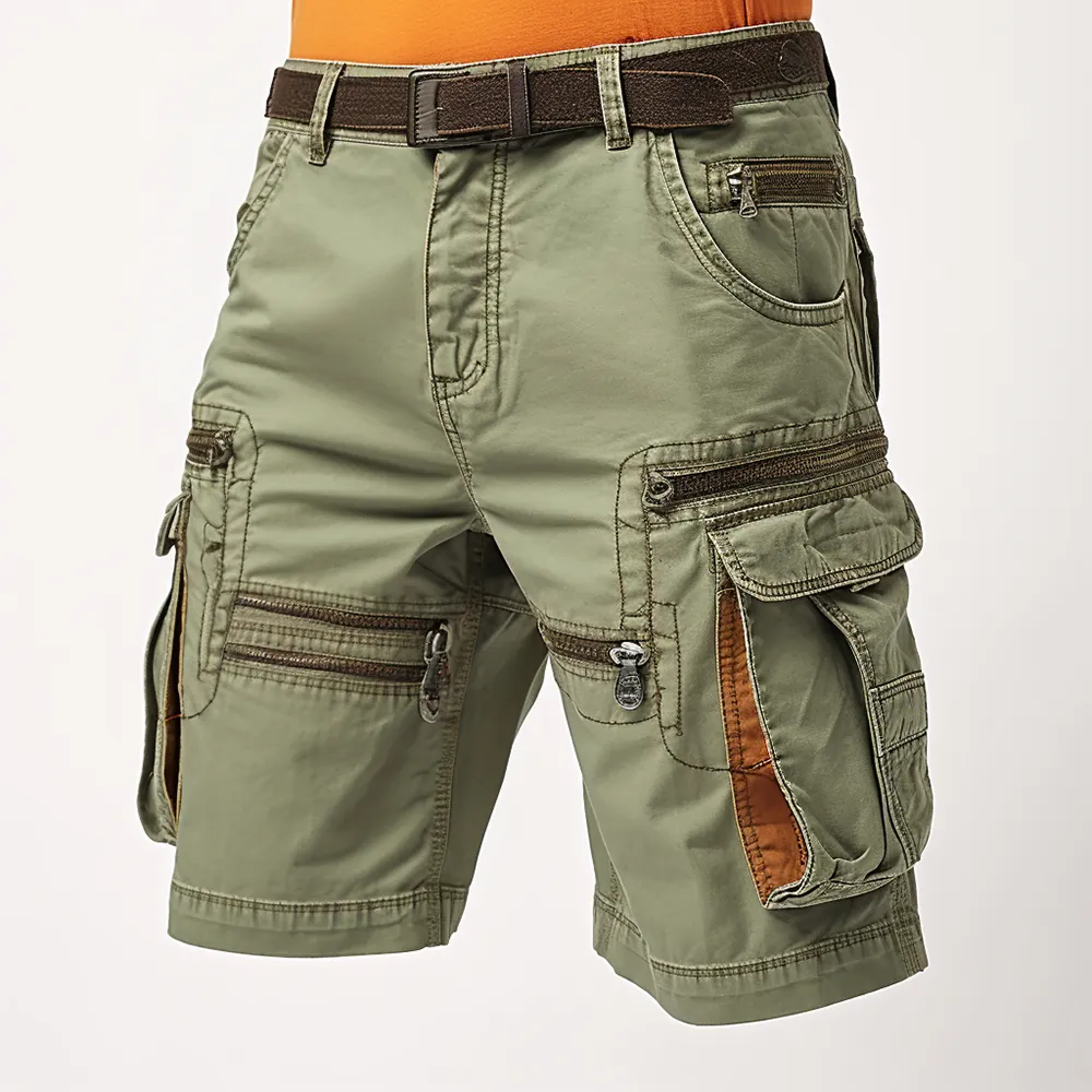Shorts with Zipper Pockets Men