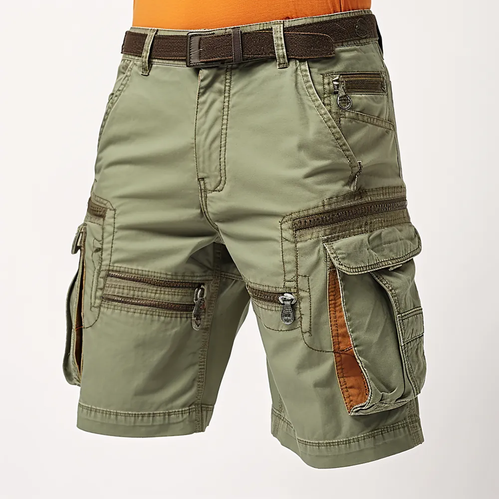 Shorts with Zipper Pockets Men