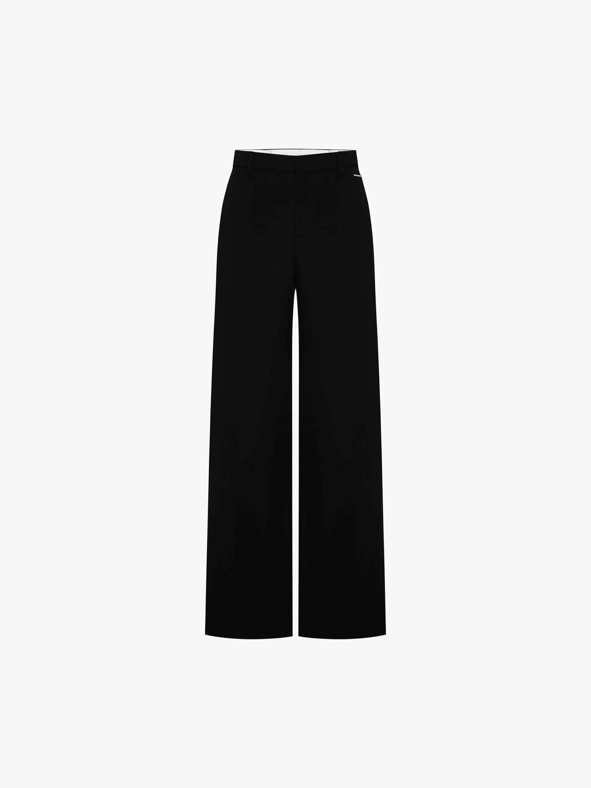 Side Cutout Wool Pants