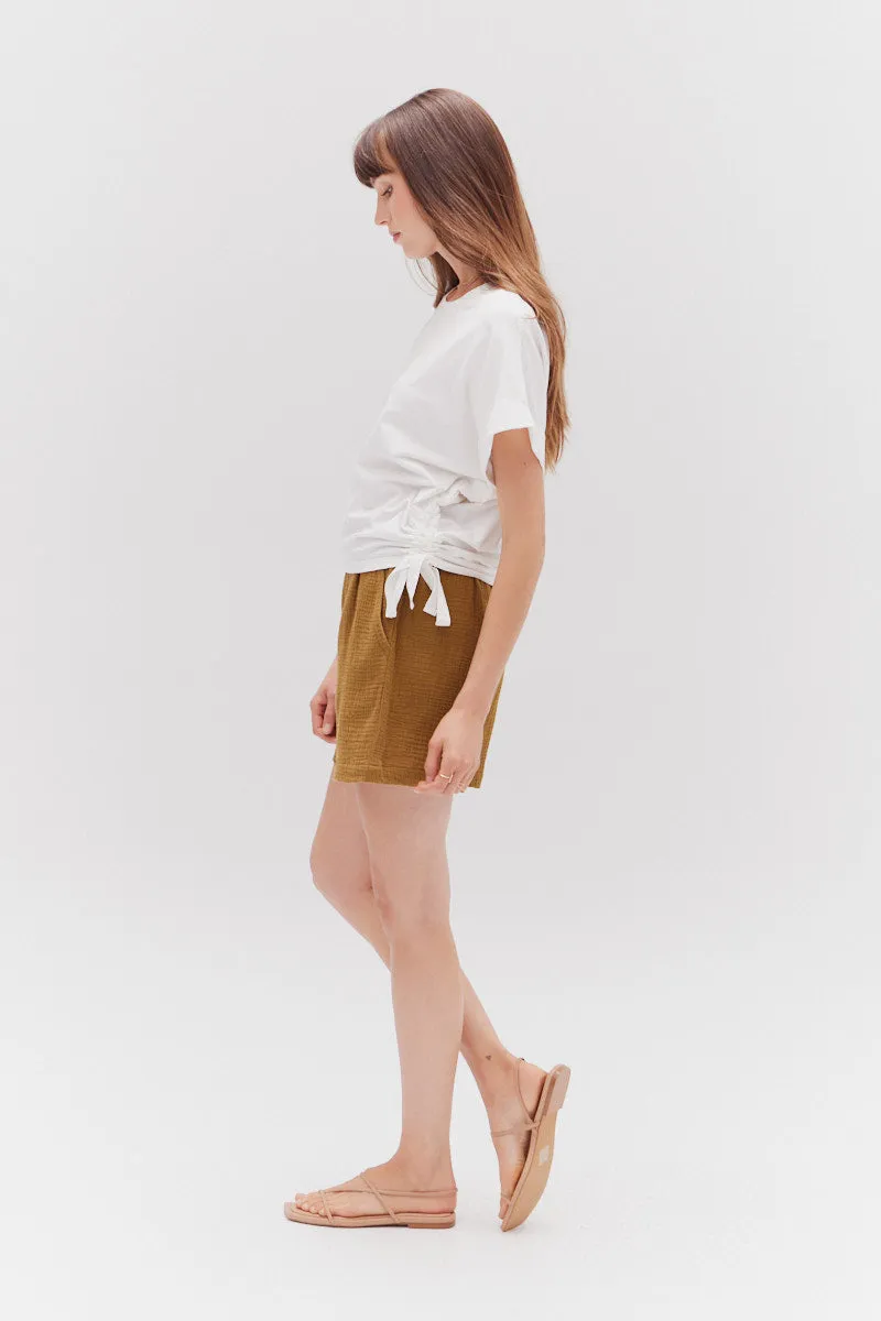 Side Scrunch Tee