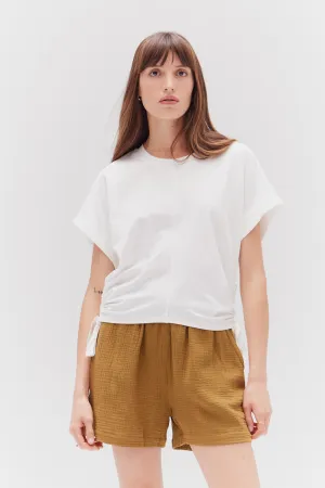 Side Scrunch Tee