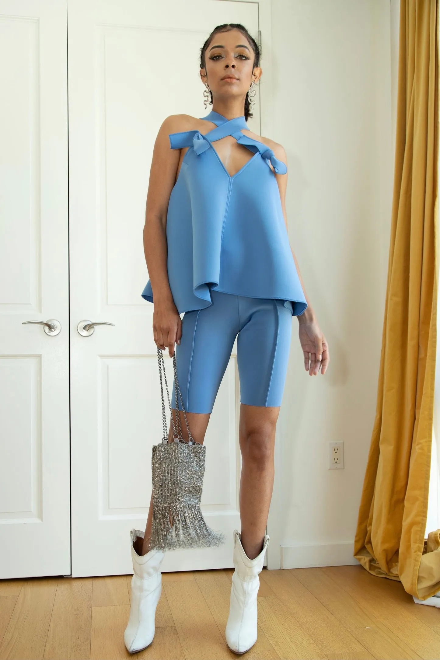 Signature Scuba Shorts Cool Blue