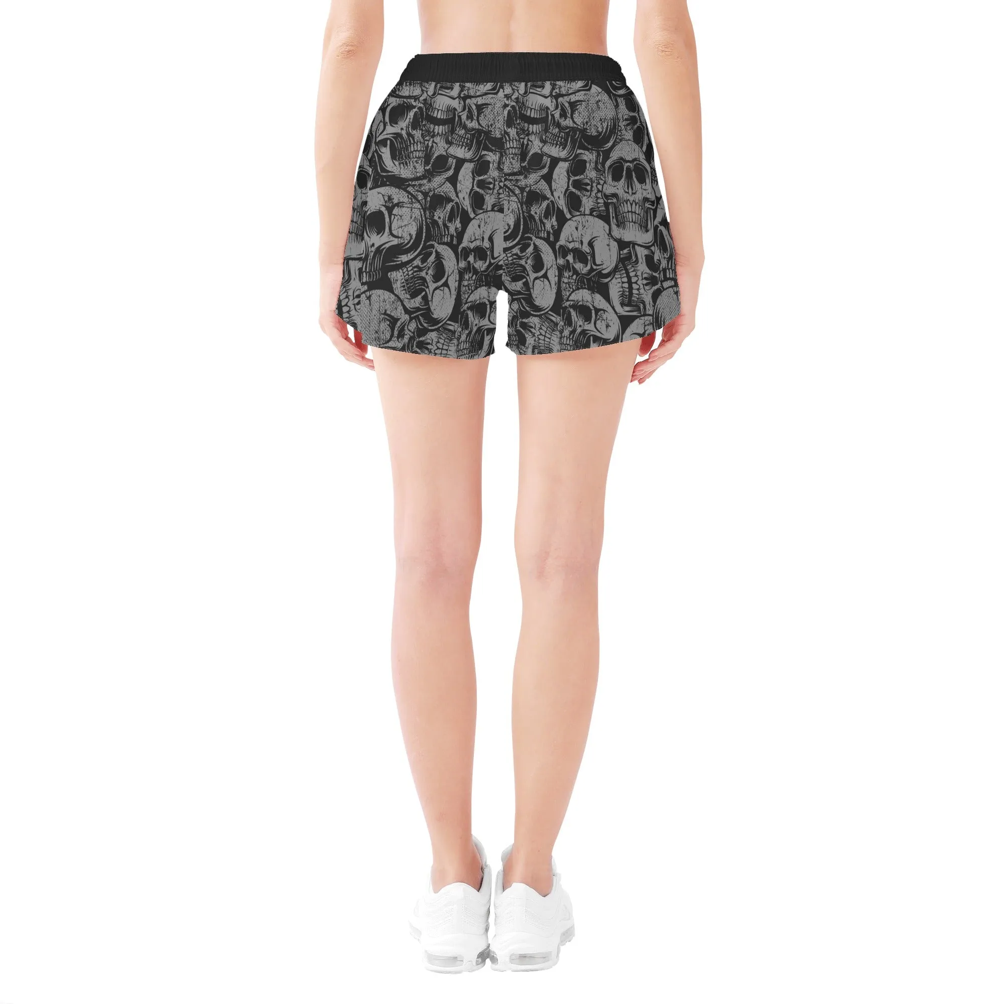 Silver Skulls Casual Shorts
