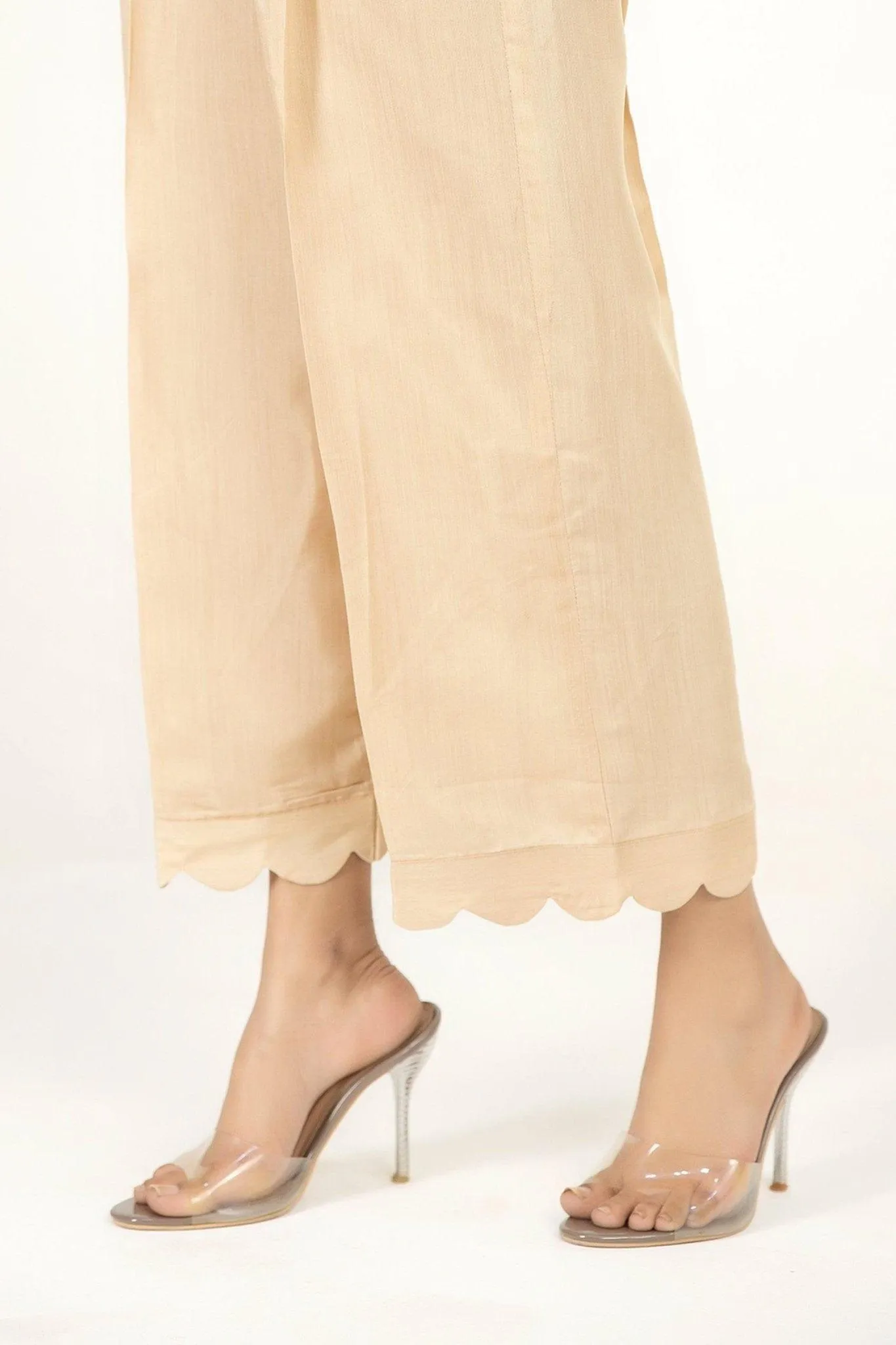 Solid Viscose Trouser