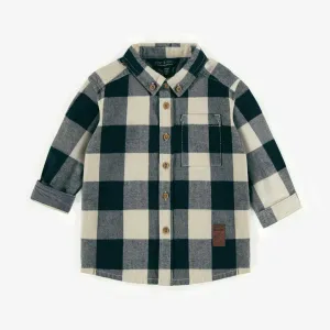 Souris Mini infant & boys plaid shirt