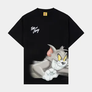 SP x Tom and Jerry Gotcha Mens Short Sleeve Shirt (Black/Grey)