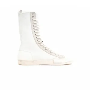 SS17 White Super High Top Sneaker