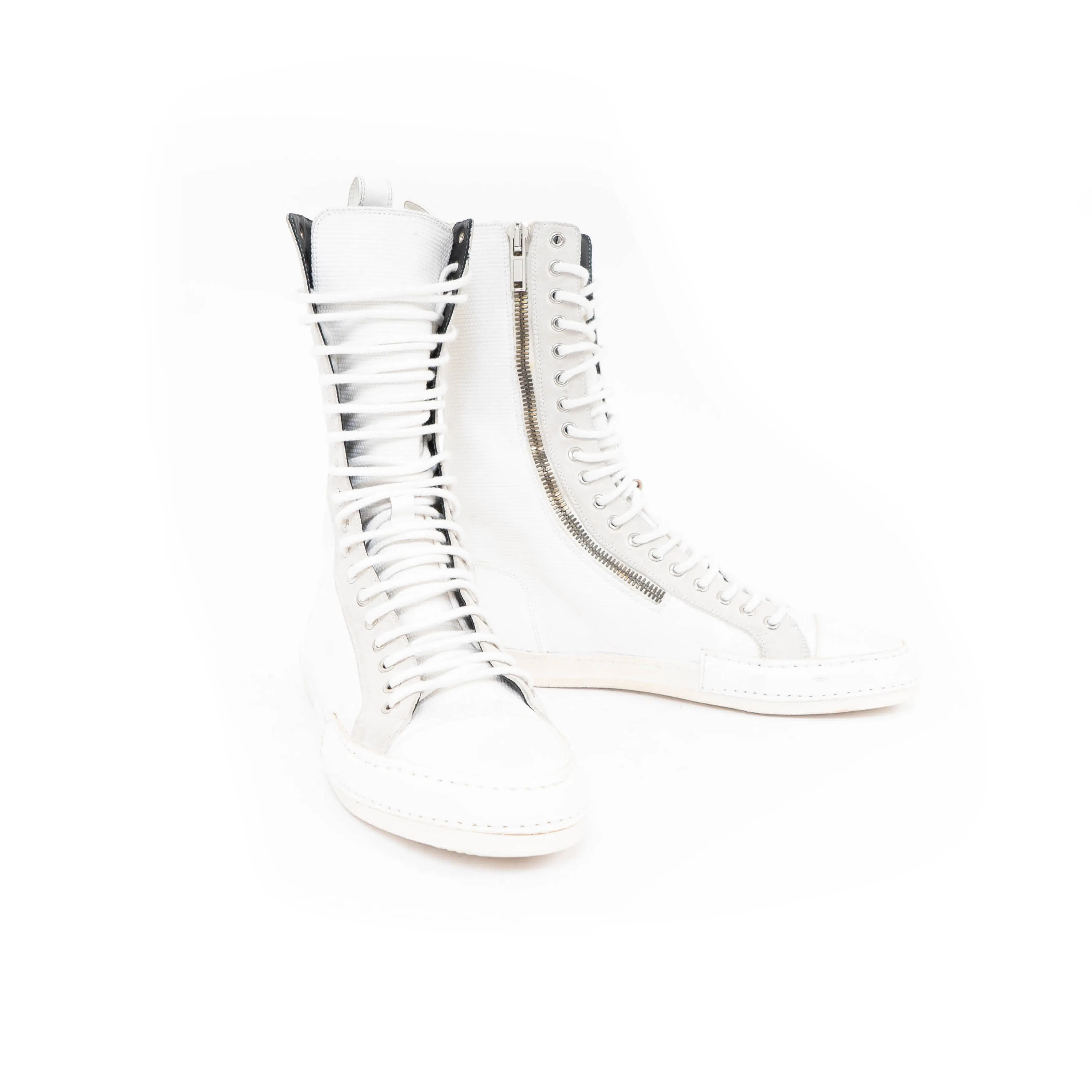 SS17 White Super High Top Sneaker