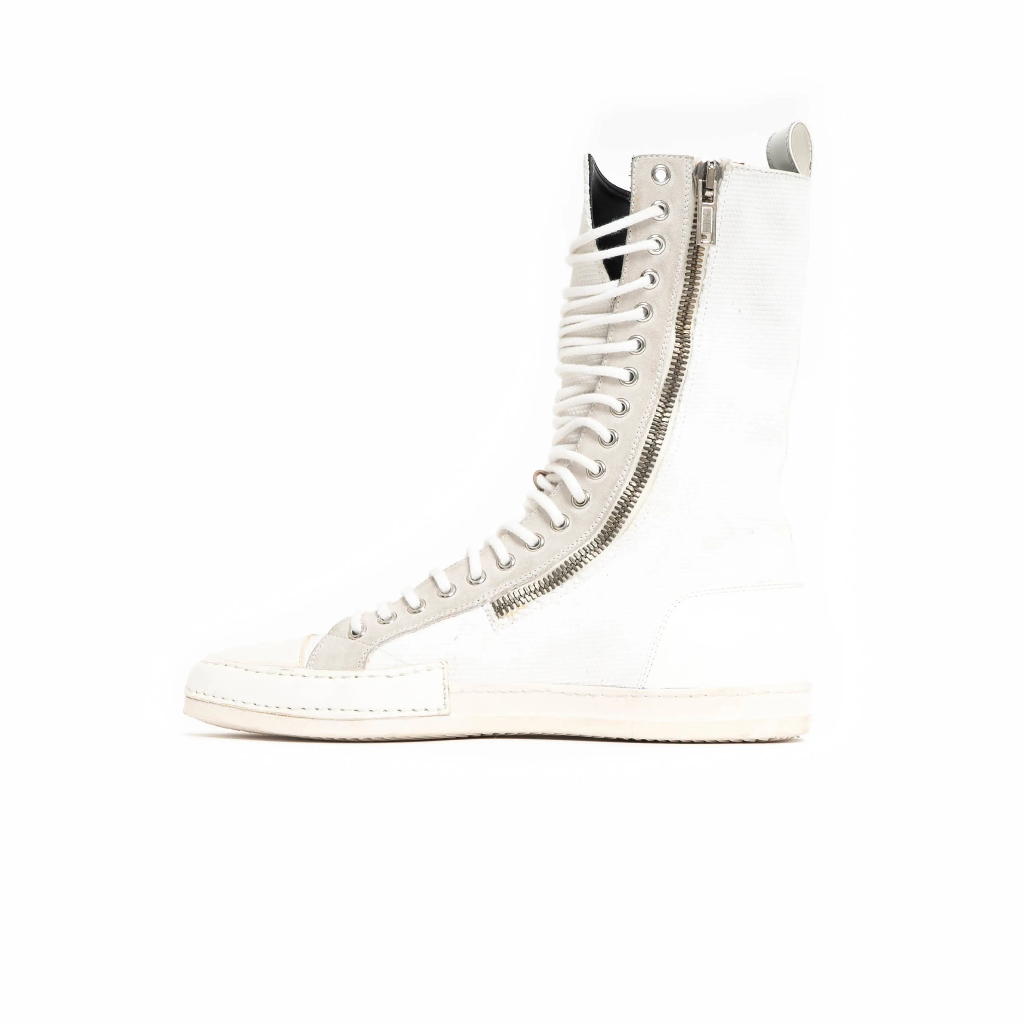 SS17 White Super High Top Sneaker