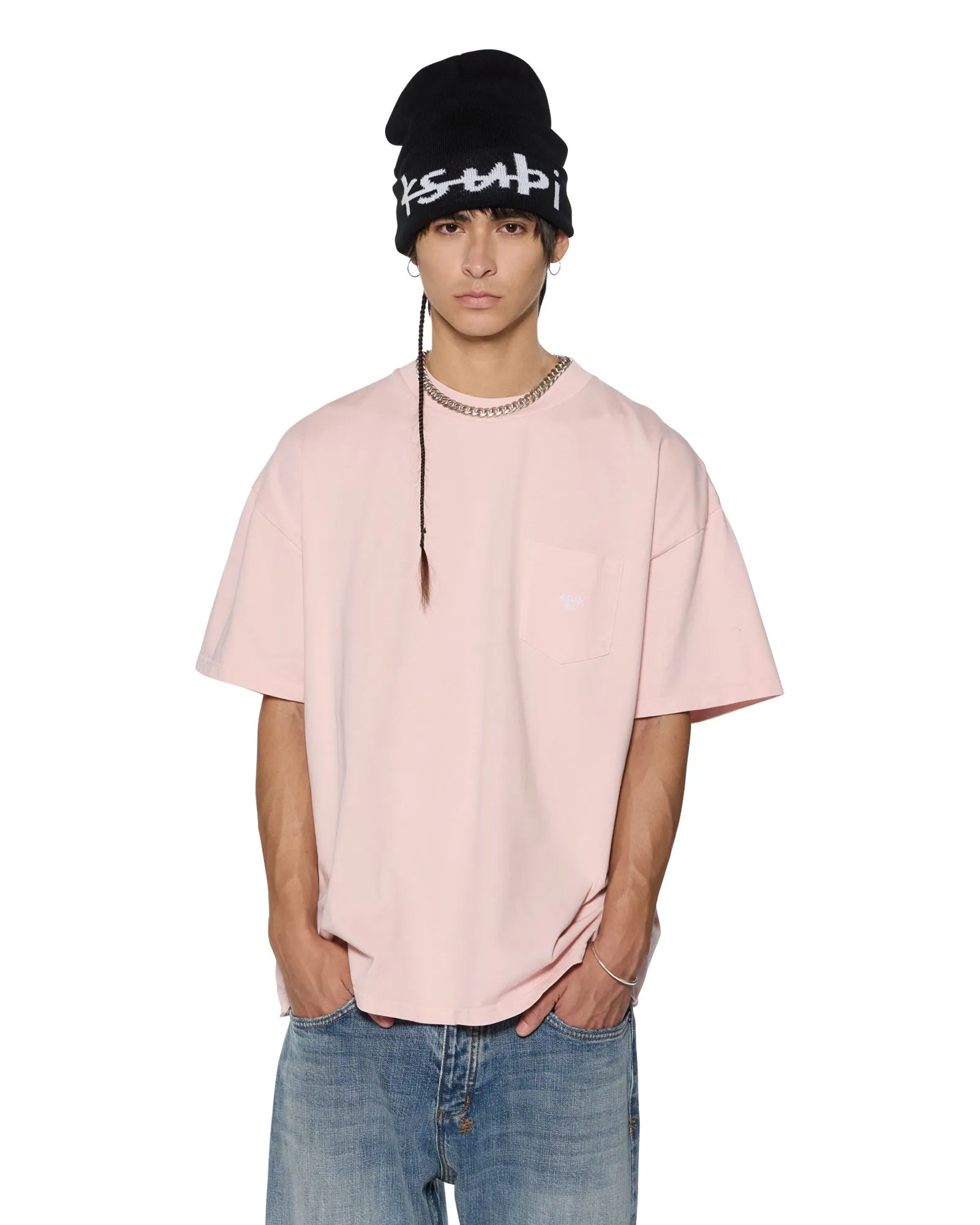 STAMP EKCESS POCKET SS TEE MAGNOLIA