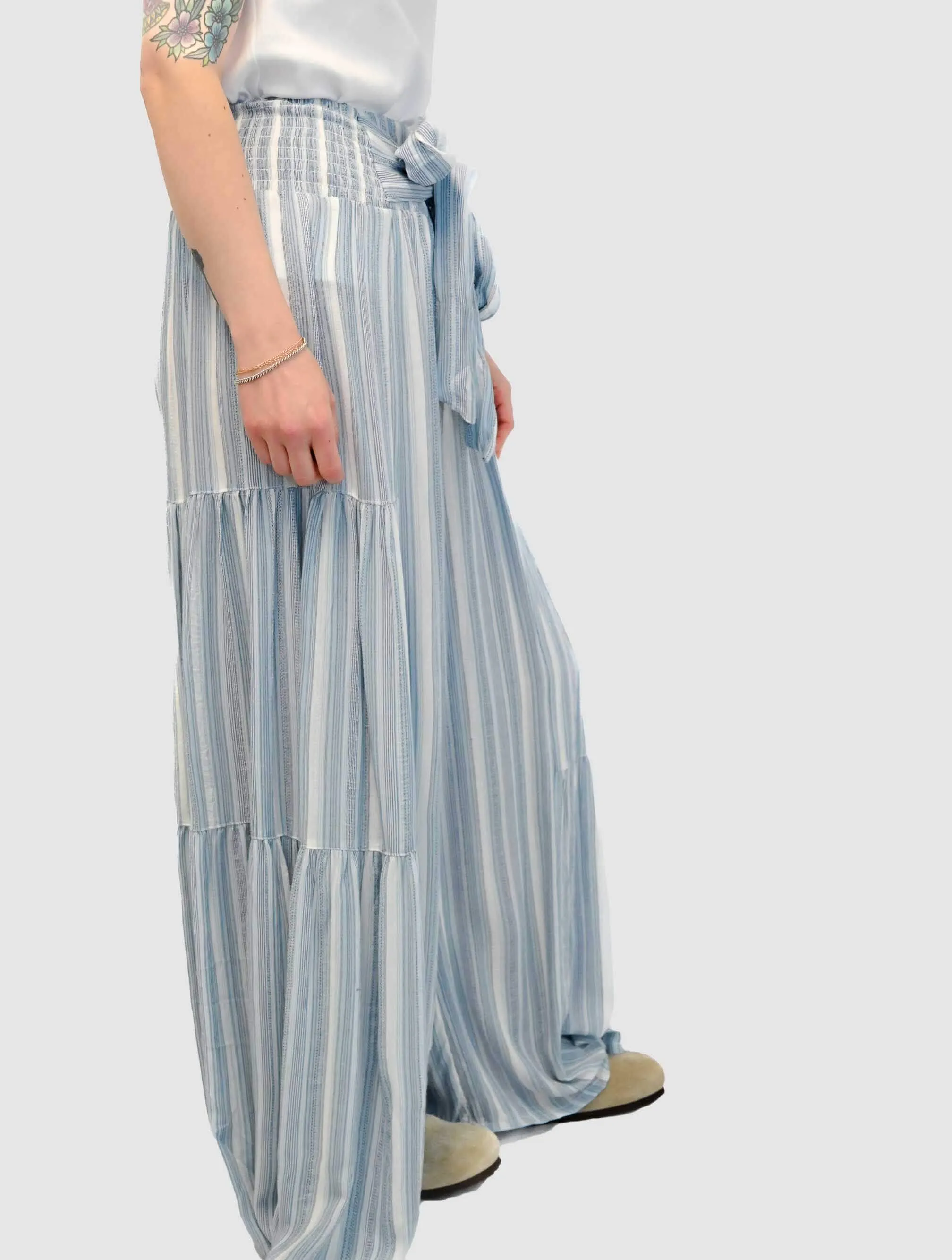 Stripe Flowy Pants