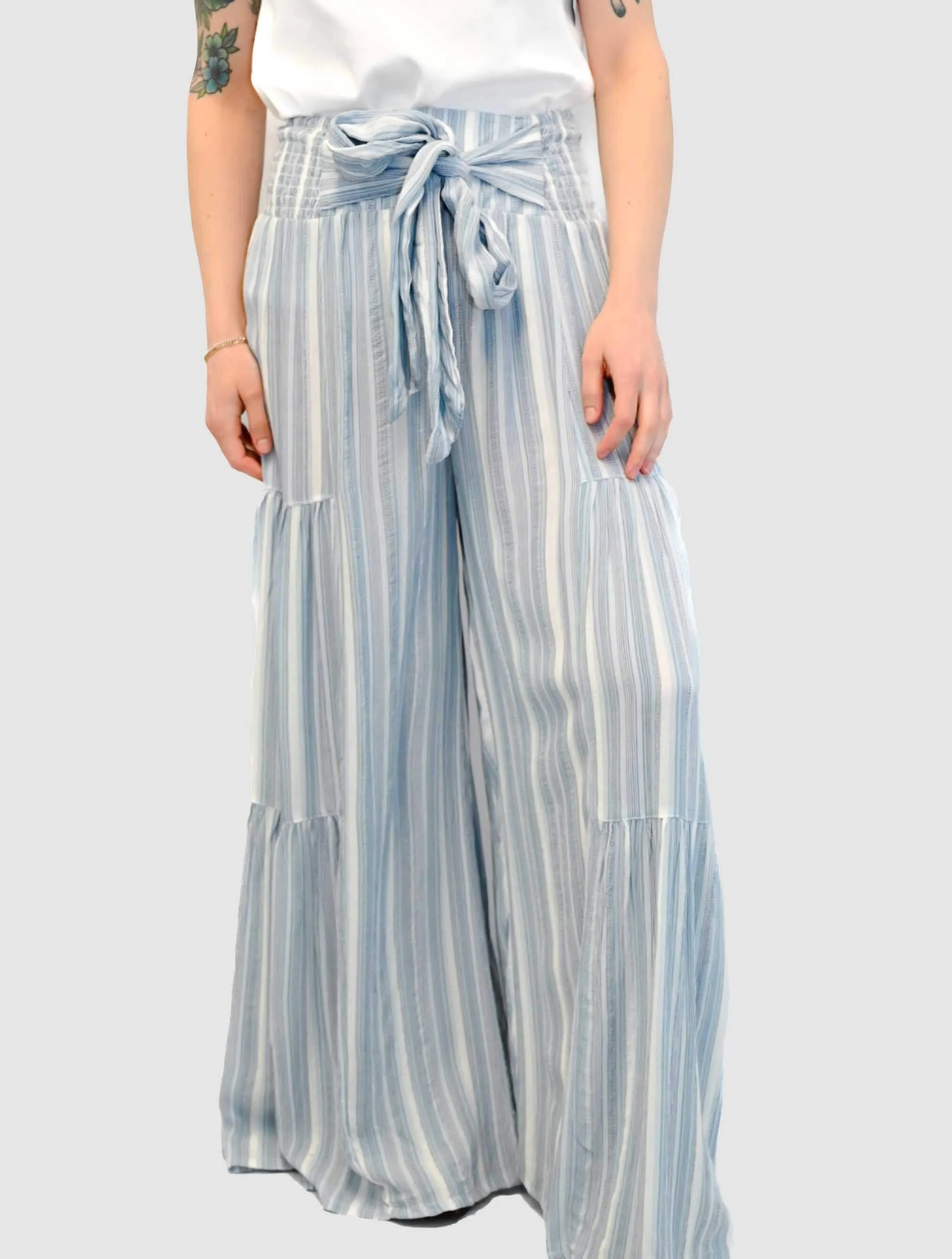 Stripe Flowy Pants