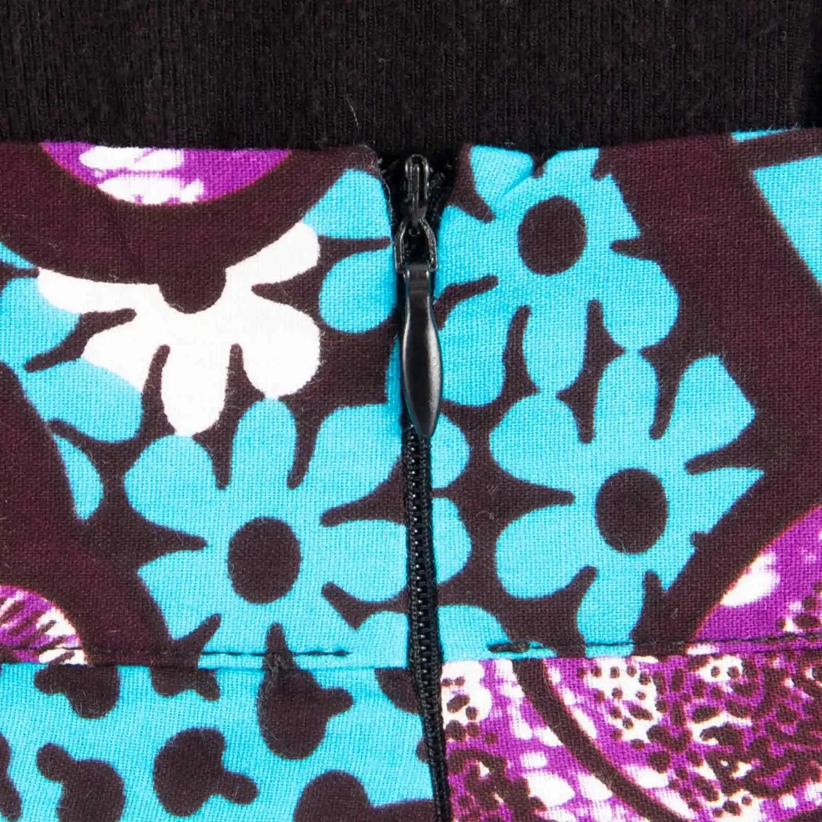 Summer Vibes: African Print Pattern Beach Shorts for Women, 100% Cotton