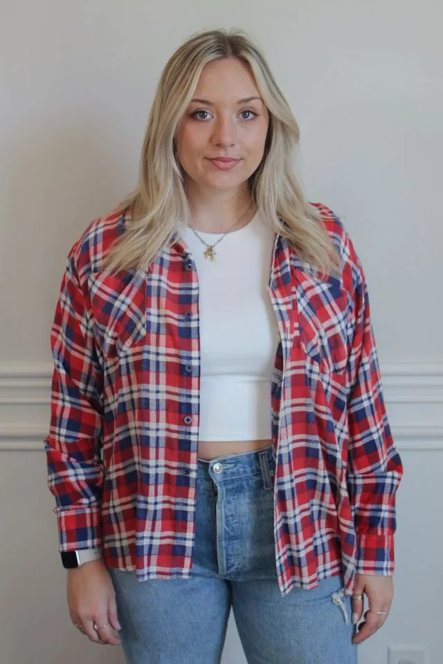 Terri Clark Band Tee Flannel