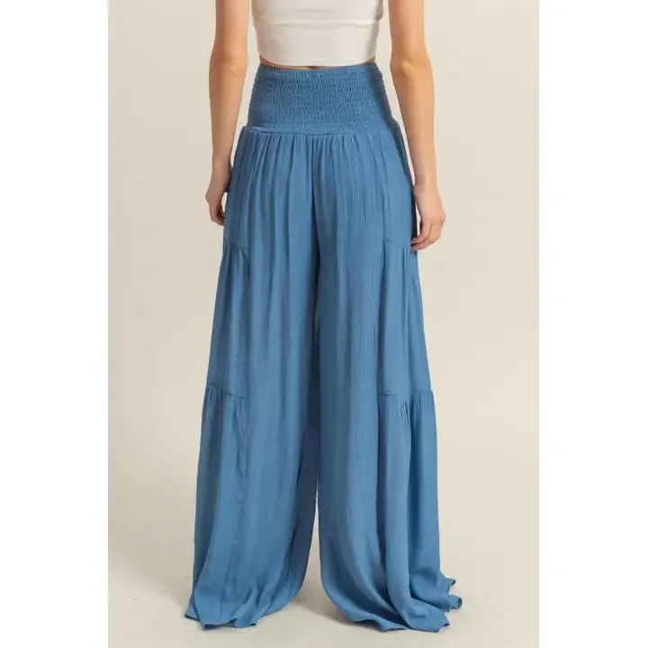 Tiered Palazzo Pants