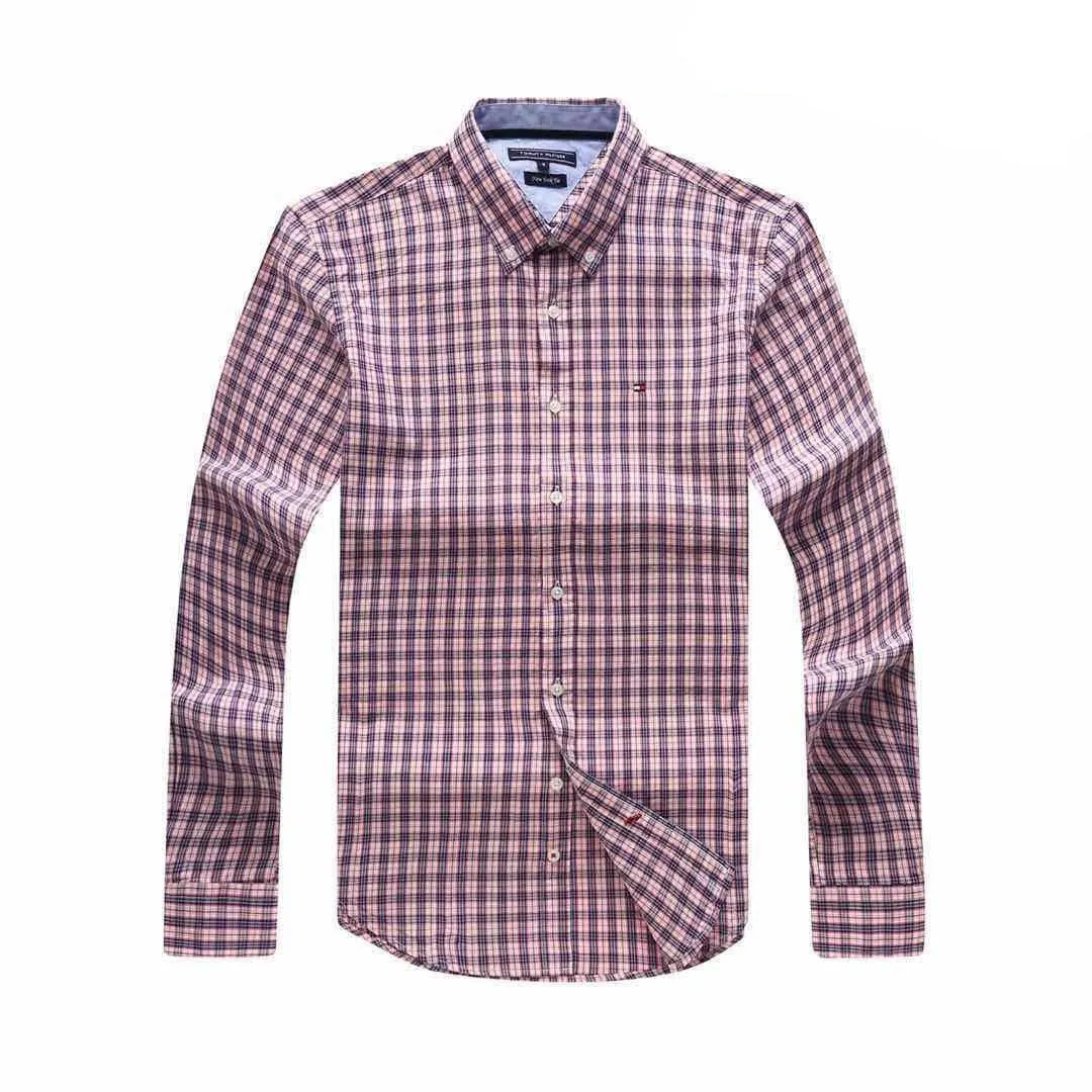 Tommy Hilfiger Mini Logo Designed Pink Long Sleeve Shirt