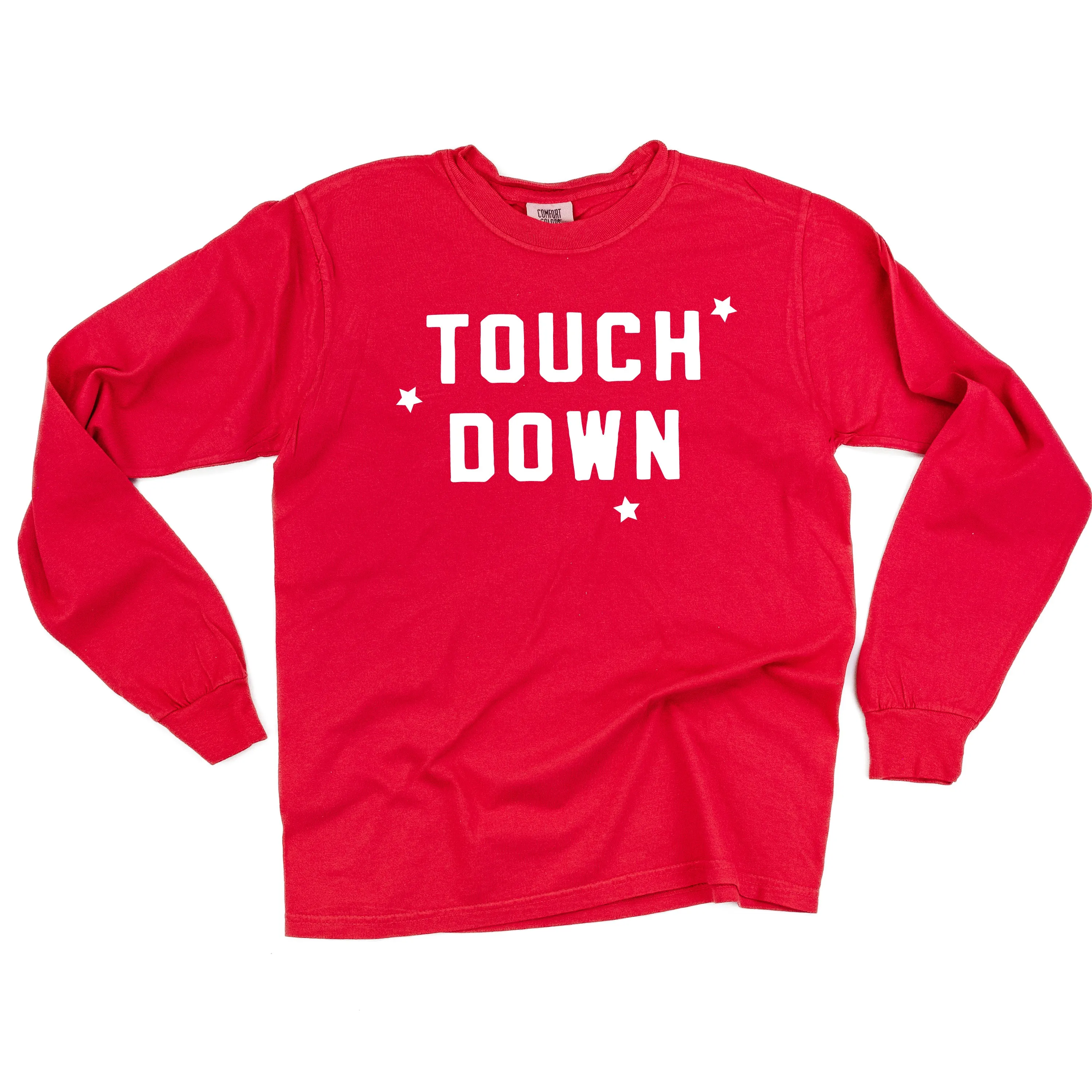 TOUCH DOWN - LONG SLEEVE COMFORT COLORS TEE