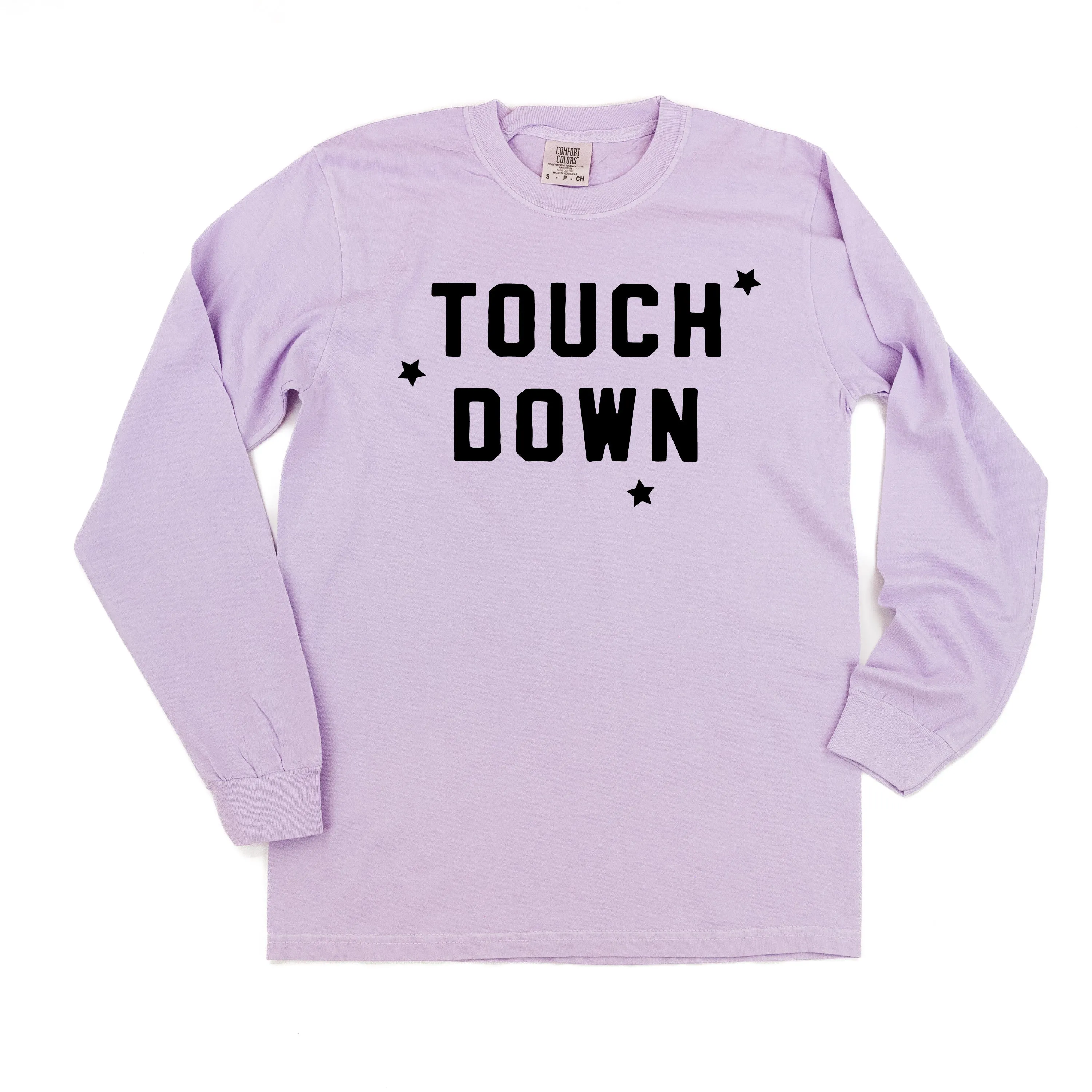 TOUCH DOWN - LONG SLEEVE COMFORT COLORS TEE